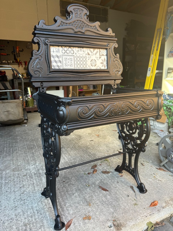 Victorian Cast Iron Basin Stand eBay