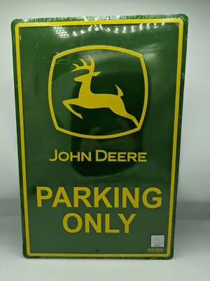 John Deere Historical Logos 30" Large Metal Tin Sign Vintage Farm Tractor Barn John Deere Historical Logos 30" Large Metal Tin Sign Vintage Farm Tractor Barn