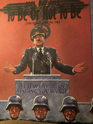 MEL BROOKS TO BE OR NOT TO BE The Hitler Rap Pts 1&2,Vinyl 12" Single RECORD Lp
