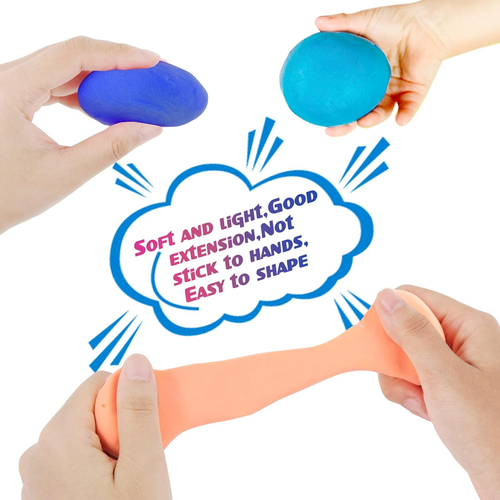 36 Colors Air Dry Clay for Kids, Modeling Clay Kit, Magic Foam DIY Clay with 3 . - Picture 3 of 12
