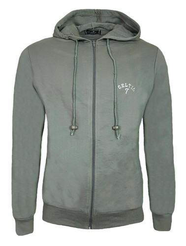 Celtic Football Hoodie Mens S L XL Full Zip Hooded Top - Picture 1 of 6