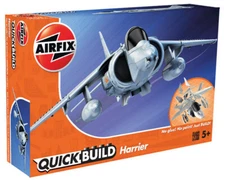 Airfix QUICK BUILD Harrier Snap Together Plastic Model Kit J6009