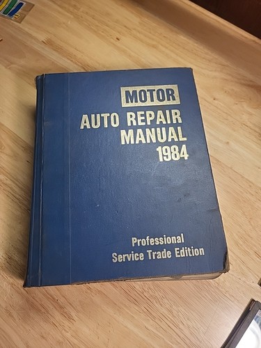 1984 auto repair manual professional service trade edition