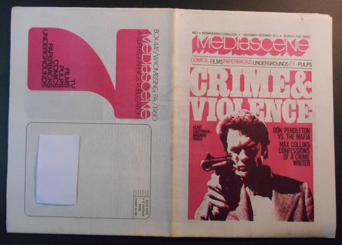 Mediascene #7 (Nov-Dez 1973, Supergraphics) Steranko, Crime (AKA Comixscene) - Bild 2 von 3