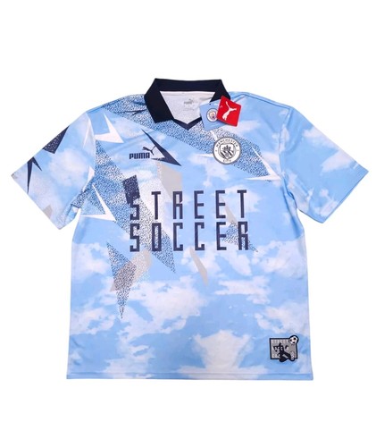 Puma Manchester City Street Soccer Men's Size Large Soccer Jersey 758801 01 - 第 1/3 張圖片