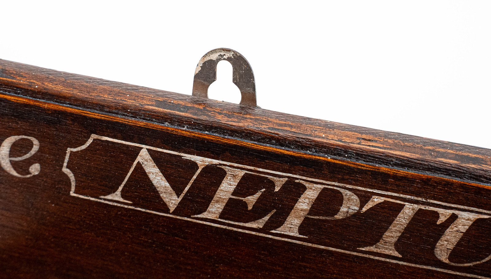 Antique Half Hull Wooden Ship Model Sidewheel Paddle Steamer NEPTUNE 1849 (42")