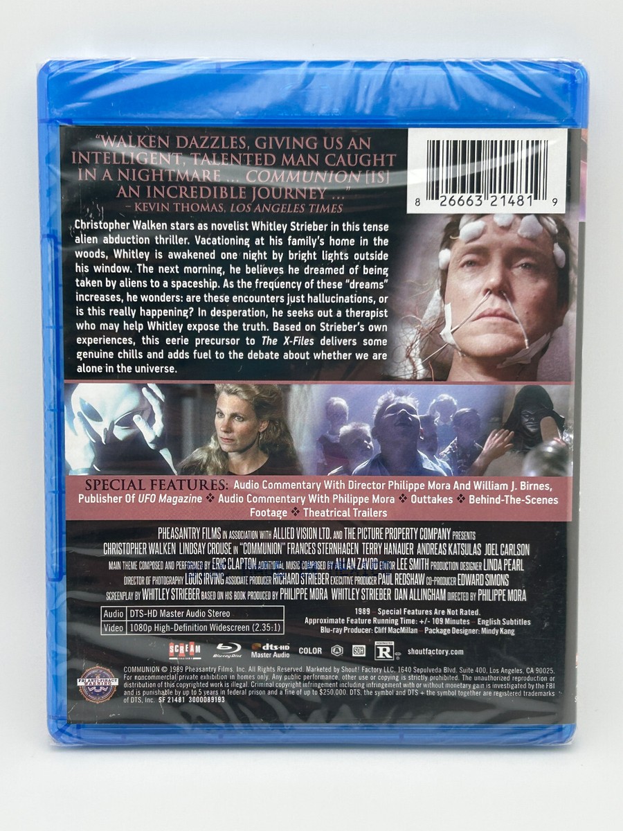 Communion Blu-ray Scream Factory Christopher Walken Alien