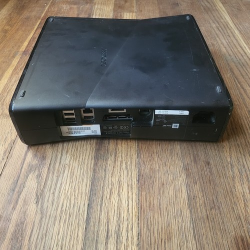 Consola Xbox 360 S Slim Modelo 1439 Negro Mate Solo Probada Funciona - Imagen 3 de 7