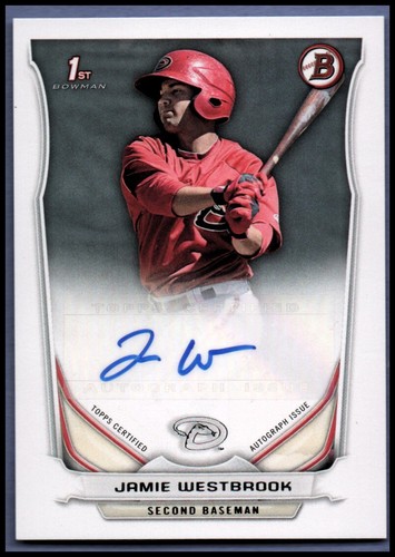 2014 Bowman Prospect Autographs #PAJW Jamie Westbrook - NM-MT - Picture 1 of 2