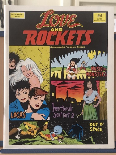 Love And Rockets 4 High Grade Maggie & Hopey Los Bros Hernandez Fantagraphics