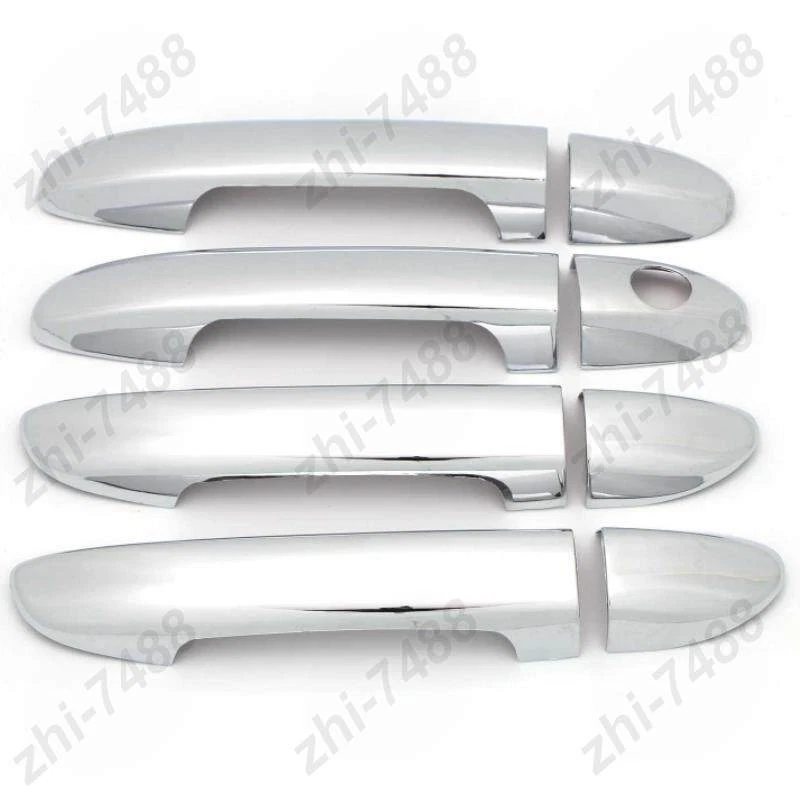 Juego de tazones cromados para manija de puerta lateral de coche para Kia Cerato Spectra 2003-2008 Foto 2 de 4