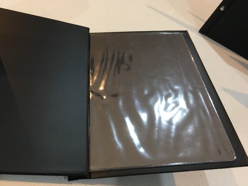 Black Restaurant Menu Folders with 4 page clear inserts A5 in size x 6 folders - Picture 7 of 20