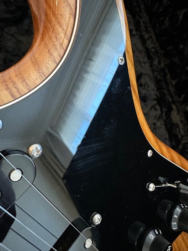 Suhr Classic Antique Custom S Natural Aged Ash Roasted Flame Maple+Extra Parts - Picture 18 of 24