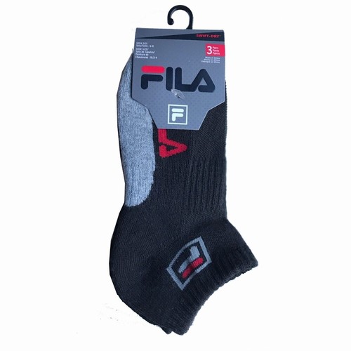 FILA Hombres Mujeres Corte Bajo Deporte Secado Rápido Cojín Calcetines Gimnasio Trabajo Entrenador 9-11 NUEVO - Imagen 8 de 13