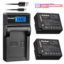 Kastar Battery LCD USB Charger for Panasonic DMW-BLC12  Panasonic Lumix DMC-G6