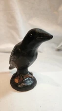 Ragon House Primitive Halloween Black Bird Crow Raven Statue
