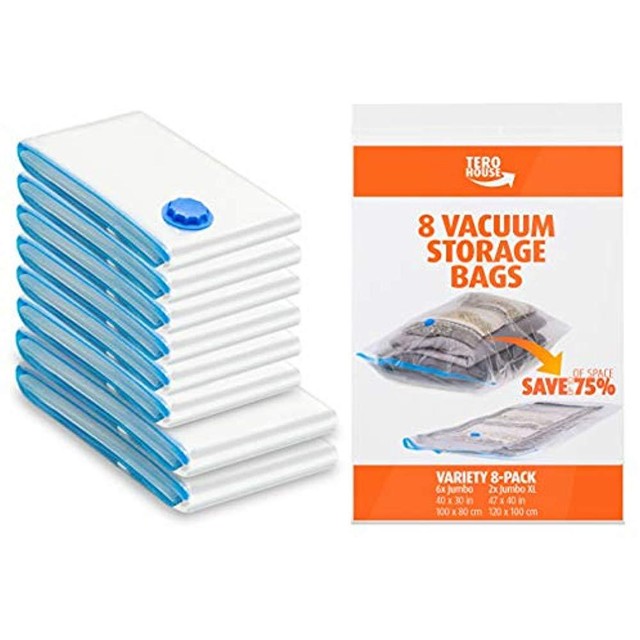 E Saver Bags 8 Jumbo Compression Vacuum Bedding Storage Seal For 8 E Saver Bags Jumbo Compression Vacuum Bedding Storage Seal For Comforters