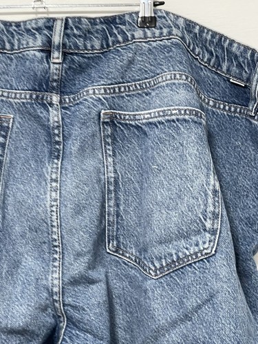 Just Jeans Denim Shorts Womens Size 24 Blue Mid Rise Stretch Pockets Distressed - Picture 9 of 13