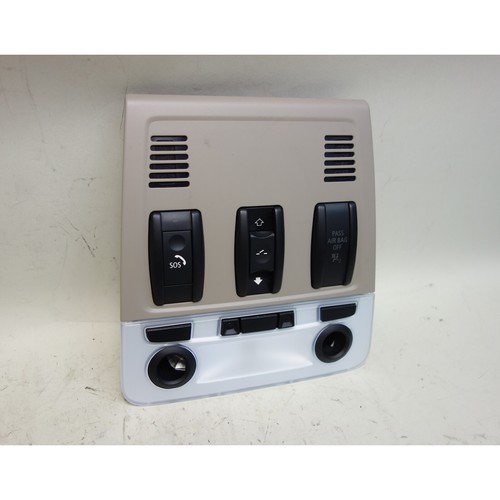 BMW E82 2008-2013 cupé serie 1 unidad de interruptor de luz de mapa delantero techo corredizo beige OEM - Imagen 2 de 7