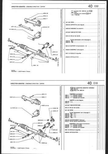 Articulations Elastiques de Vérin D.A. Peugeot 504 505 604 305 405 605 Partner - Picture 5 of 11