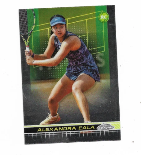 2024 Topps Chrome-----TENNIS---------ALEXANDRA EALA---ROOKIE BASE CARD #191