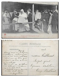 Carte Postale Ancienne MILITAIRE du MAROC 19011 Générale Amade