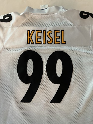 Maglia Reebok Pittsburgh Steelers Brett Keisel #99 NFL taglia YOUTH toppe medie - Foto 8 di 8