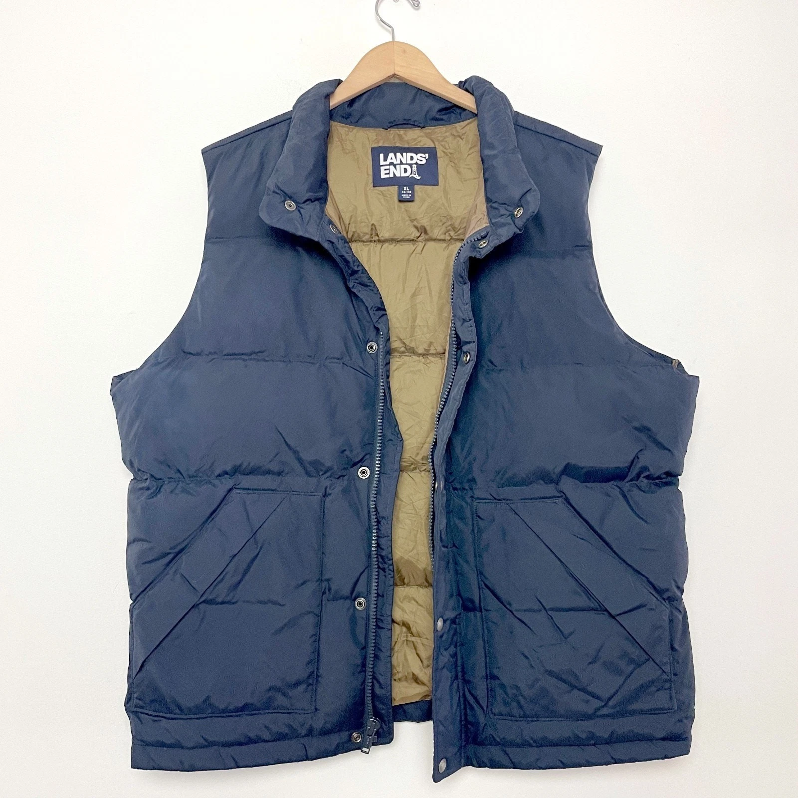 Lands End Navy Puffer Vest Sz XL Down Gorpcore Hiking Outdoors Heritage
Opens in a new window or tab