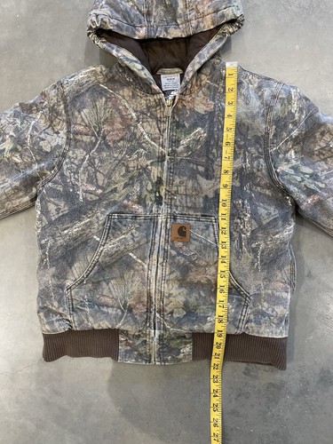 Carhartt Men's Medium Vintage Camo Full Zip Hooded Jacket - Picture 6 of 8