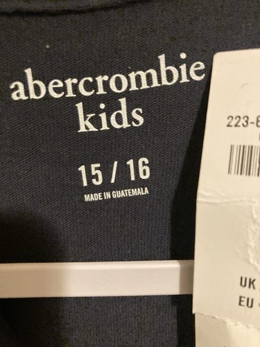 ABERCROMBIE Kids Girls size 15/16 ABERCROMBIE NEW YORK T SHIRT - Picture 3 of 3
