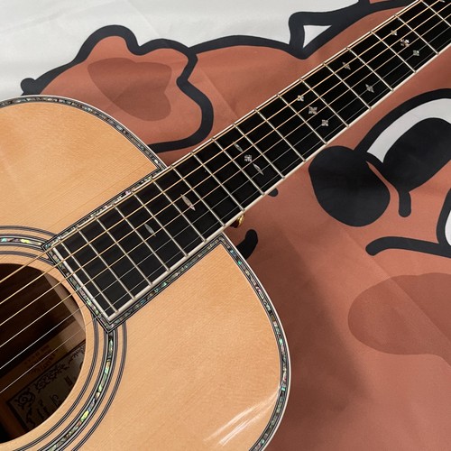 Guitarra Acústica OM Color Madera Diapasón eBONY Superior Sólida SIN ECUALIZACIÓN Envío Gratuito - Imagen 2 de 15