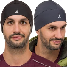 Helmet Liner Sweat Wicking Skull Cap Beanie. Ultimate Performance Moisture Wicki