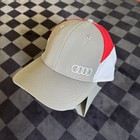Audi Sport Motorsports Red Grey Hat Cap