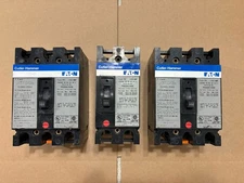 Eaton Cutler-Hammer FS320100A Circuit Breaker 100A 3-Pole LOT OF 3 mixed