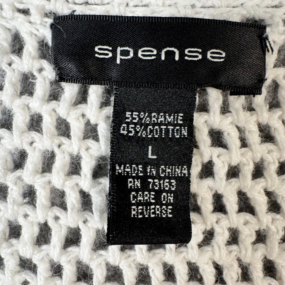 Cárdigan De Colección Spense Crochet Crema Recortado Encogerse de hombros Tejido Abierto Talla Grande Boho Y2K Foto 3 de 4