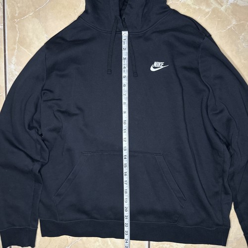 Nike Black/White Hoodie Youth XXL Adult medium pullover - Picture 4 of 6