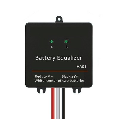 24V Battery Cell Balancer for 2x12 Volt Cells Active Voltage Controller