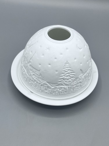 Starlight Porcelain Lithopane Luminary Tea Light Hellman Versand Germany - Picture 8 of 15