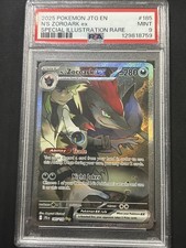 N'S Zoroark Ex 2025 Pokemon Jtg En-Journey Together #185 Illustration Rare PSA 9