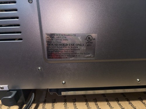 Aroma Multifunctional Rotisserie Oven/grill - Picture 7 of 16