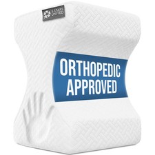 5 STARS UNITED Knee Pillow for Side Sleepers Hip Pain Relief, Memory Foam Le...