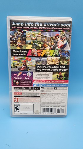 Mario Kart 8 Deluxe - Nintendo Switch solo custodia di ricambio e artwork NO GIOCO - Foto 2 di 5