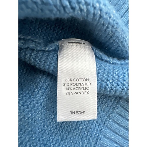 J. Jill Pure Jill Cotton Blend Henley Damen Pullover XL - Bild 9 von 11
