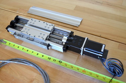 Parker 404XR Präzisions-Linearkugelgewindetrieb + Lin Nema23 Schrittmotor + Drehgeber - Bild 2 von 24