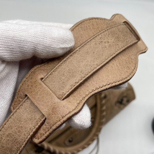 Auténtico bolso de mano BALENCIAGA The Part time 2 vías cuero marrón 168028 Y2K Editors - Imagen 16 de 24