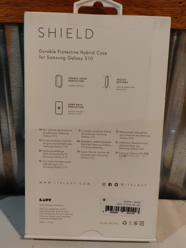 Samsung Galaxy S10 - LAUT Shield Durable Protective Case - Mint Green - Picture 2 of 2