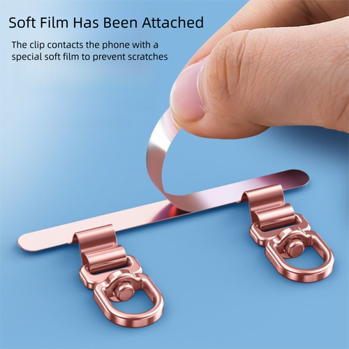 Ultra-thin Lanyards Card Upgrade 360° Sling Rope Card Clip Mobile Phone - Photo 6 sur 15
