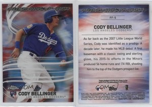 2017 Topps Chrome Freshman Flash Cody Bellinger #5 Rookie RC