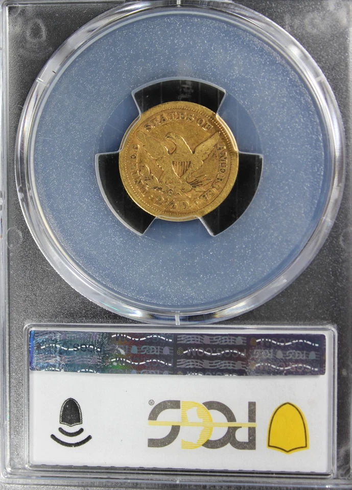 1871-S VF30 Liberty Head Quarter Eagle , PCGS 56088819 - Image 4 of 4