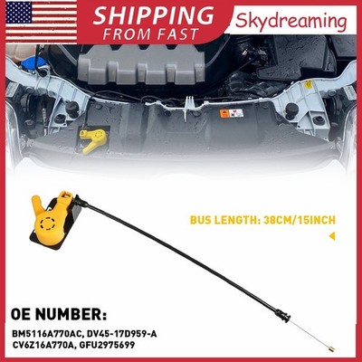 Hood Latch Release Pull Handle Cable Lever For 2012-2018 Ford Focus US